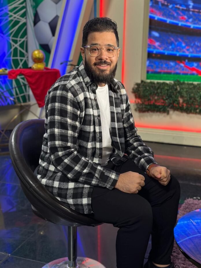 الاعلامي الرياضي احمد عبد الناصر